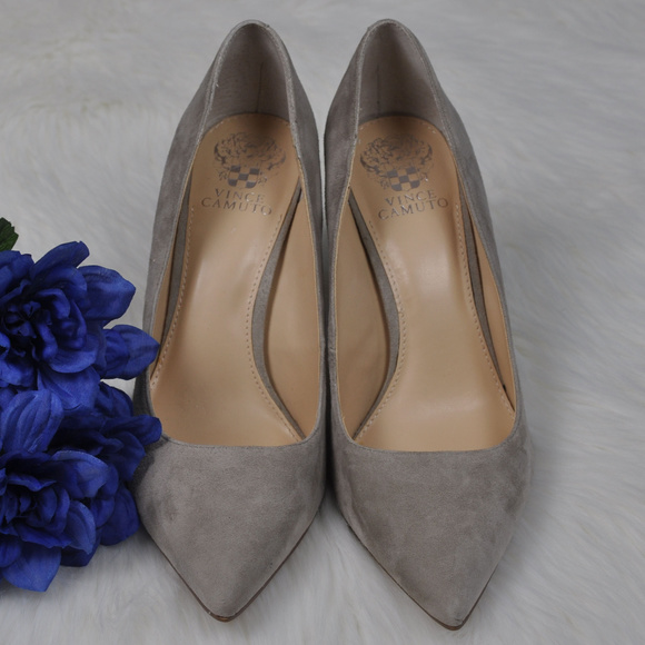 vince camuto suede pumps